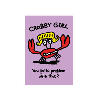 Crabby Guy Sticker